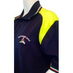 protezione civile logo ricamato polo mezza manica p.c. lombardia maglietta protezione ciivle