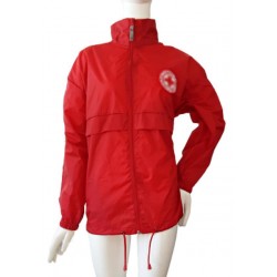 giubbino antipioggia croce rossa, giacca a vento croce rossa, abbigliamento croce rossa