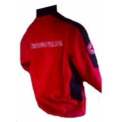 felpacroce rossa divisa cri ricamata