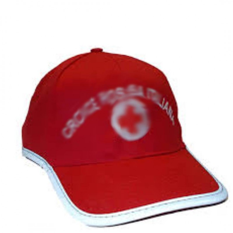 cappellino Croce Rossa modello baseball con ricami da Capitolato