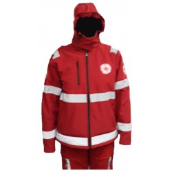 giacca croce rossa tecnica invernale ricamata