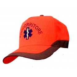 cappello,118,soccorso,arancio,fluo