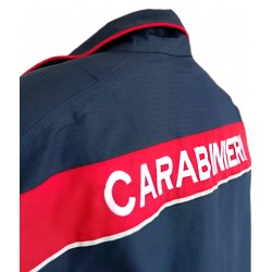 Giubbino operativo Carabinieri modello 2025 in tessuto RIP STOP con trattamento PTFE repellente acqua e sangue.