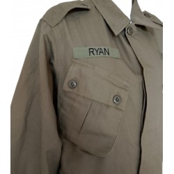 Camicia USA modello Vietnam Miltec colore verde militare.camicia-vietnam-usa-army-miltec-fronte