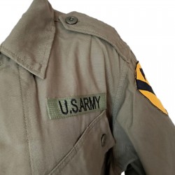 Camicia USA modello Vietnam Miltec colore verde militare.camicia-vietnam-usa-army-miltec-fronte