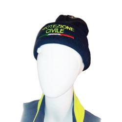 protezione ciivle, abbigliamento associazioni, cappello invernale, zuccotto invernale, protezione civile lombardia